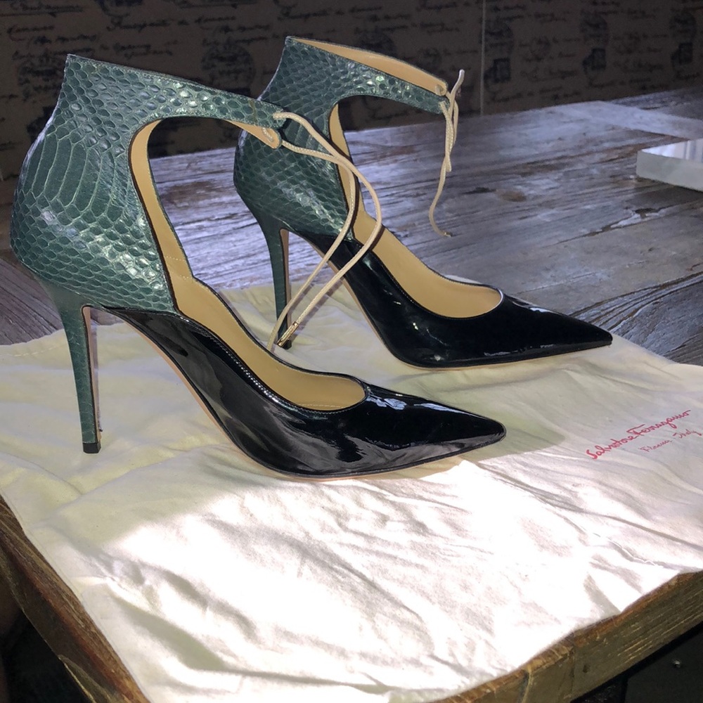 Salvatore Ferragamo high heels, only worn once